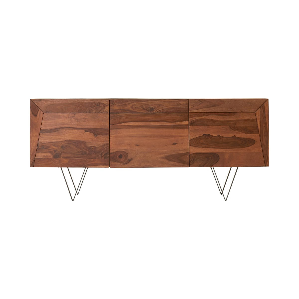 SIDEBOARD Metric Braun aus Palisander - Braun, Holz (175/75/45cm) - Tikamoon