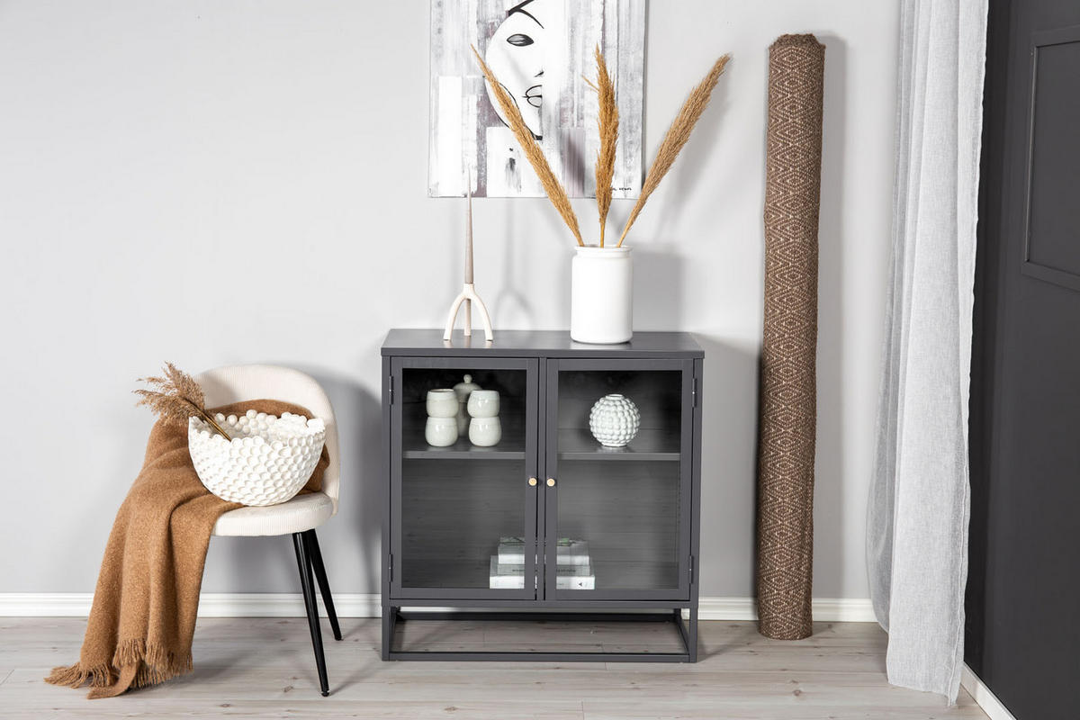 DELETE - Hellgrau, Holzwerkstoff (85/85/40cm) - ebuy24