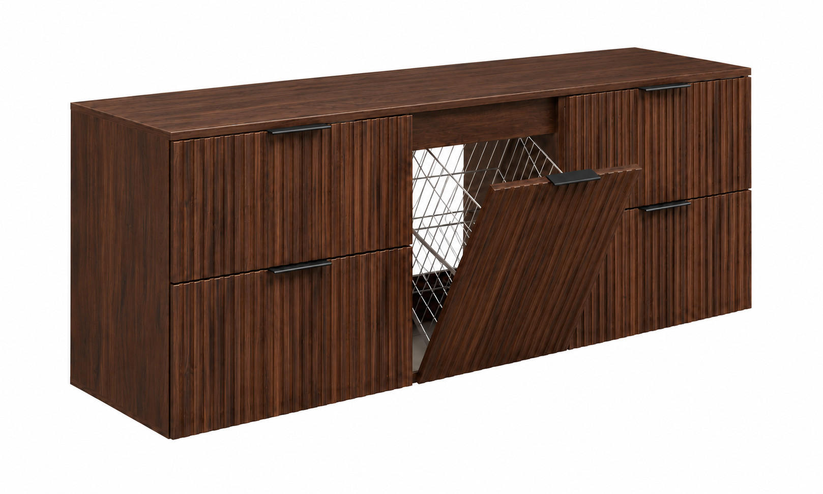 3XE Living Badmöbel-Set Kaschmir, Creme 160x57x46 cm