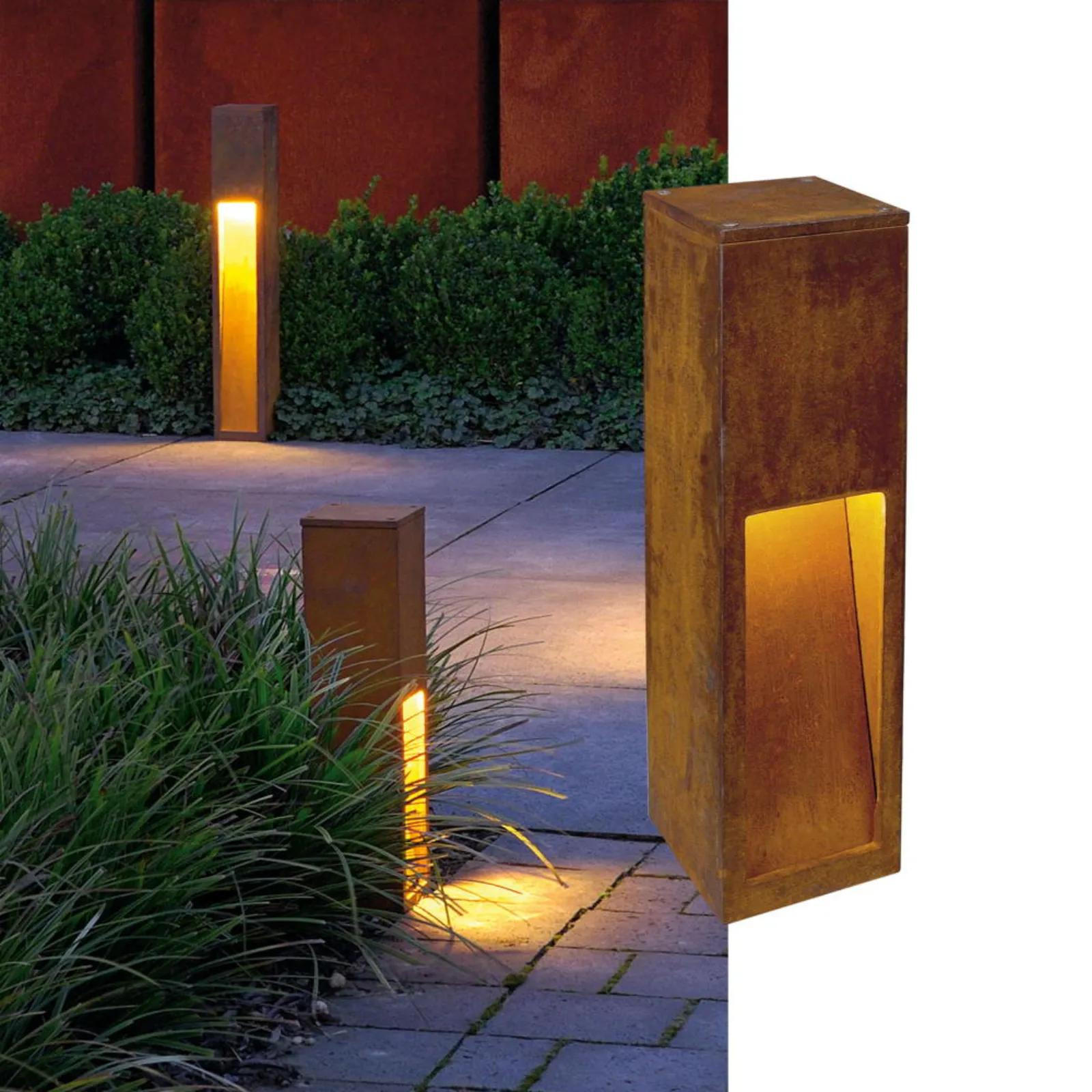 WEGELEUCHTE Rusty Rostfarbig - Rostfarben, Metall (12/12/50cm) - SLV