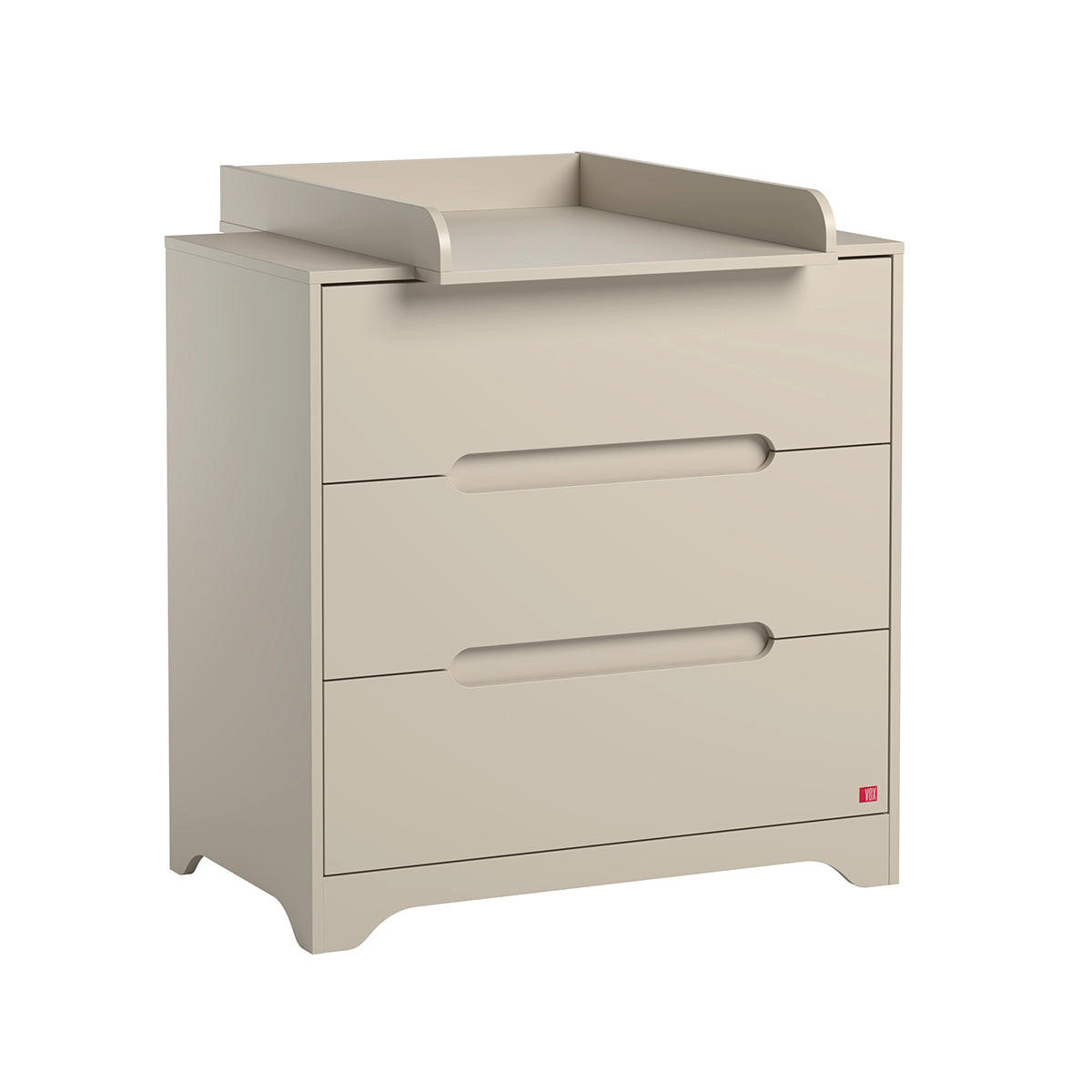 SOBA ZA BEBE 3-dijelniOva Bež - bež, drvni materijal (124.5/86/65cm) - Petits-meubles