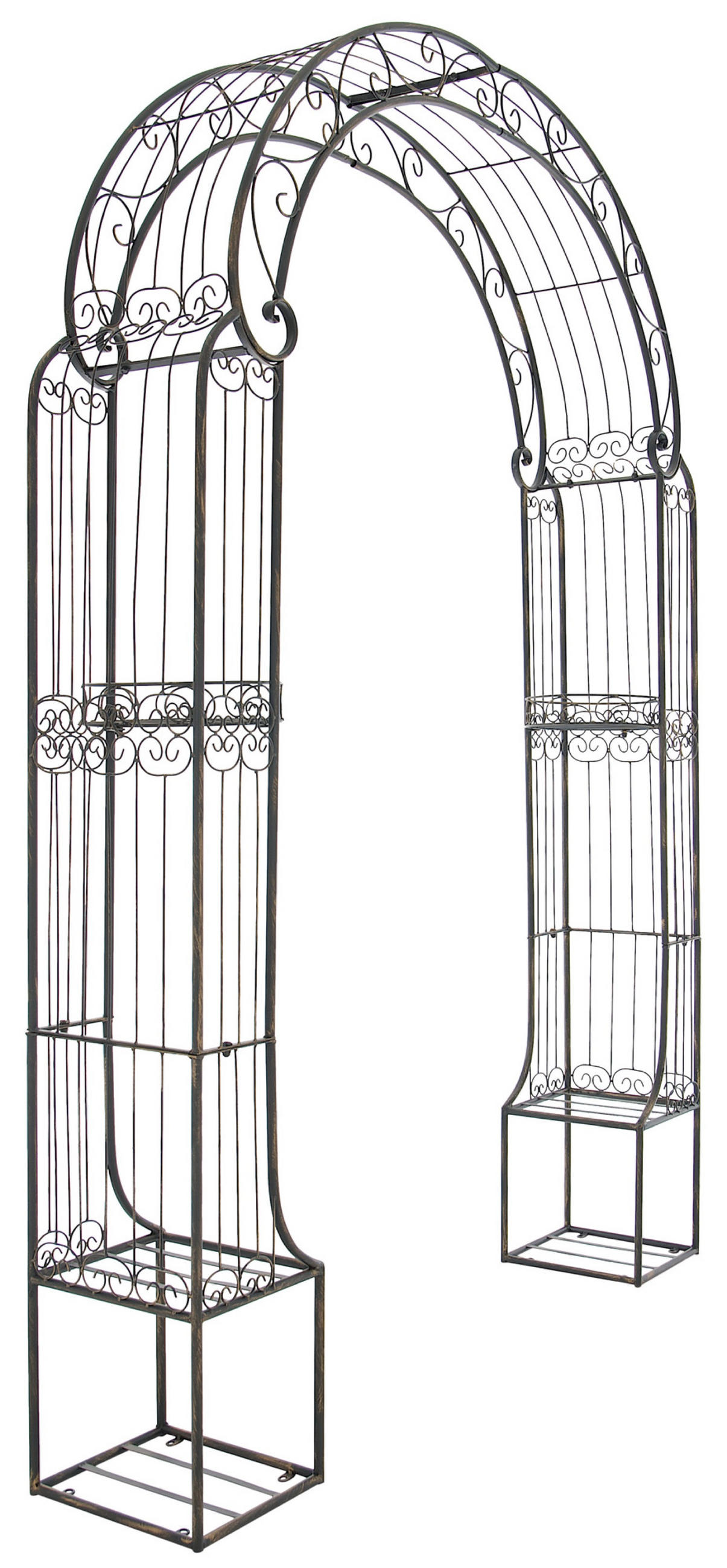 ROSENBOGEN Alesy bronze - Braun, Metall (163/239.5/34cm) - TPFGarden