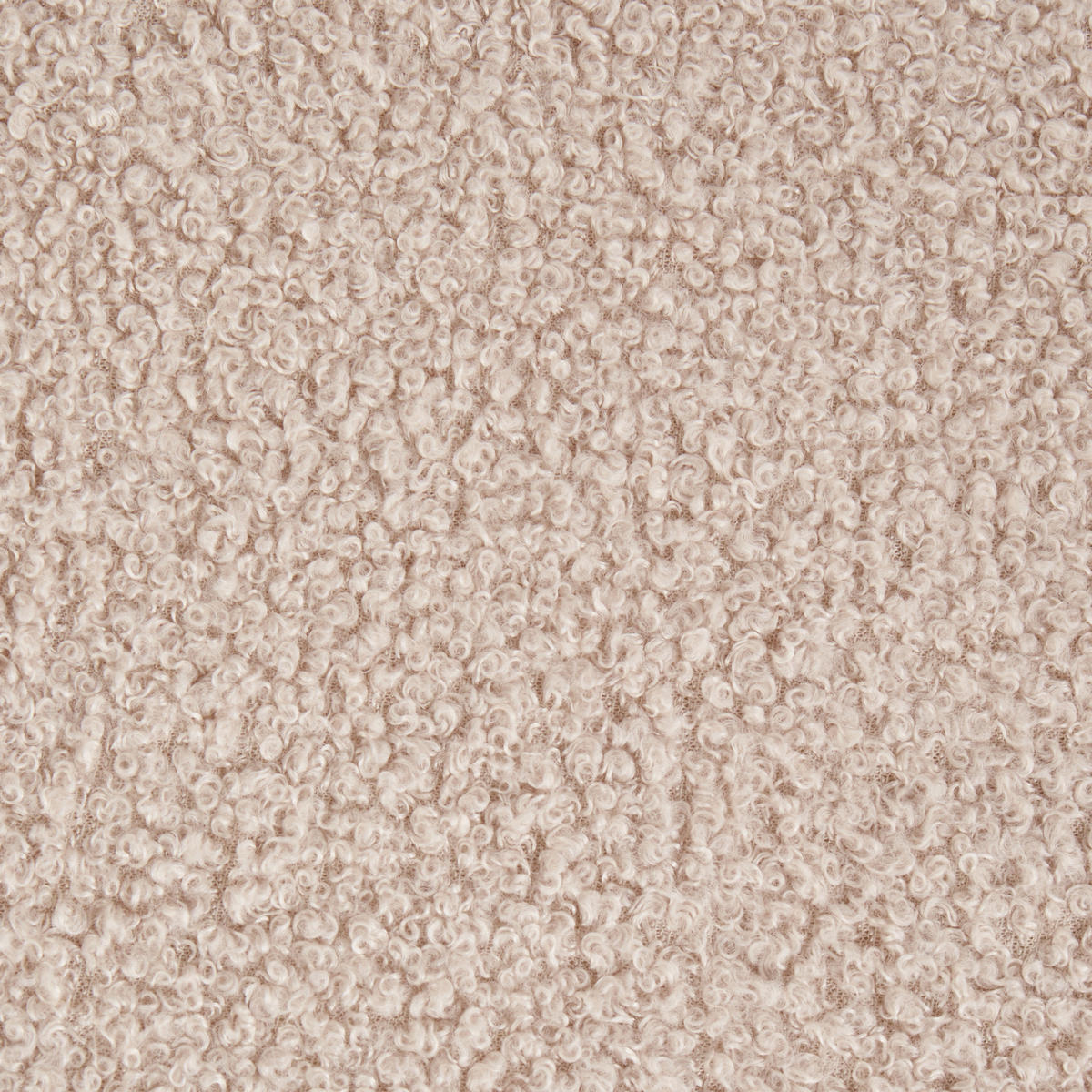 POUF Beige Kansas - Beige, Textil (38/39/38cm) - Beliani