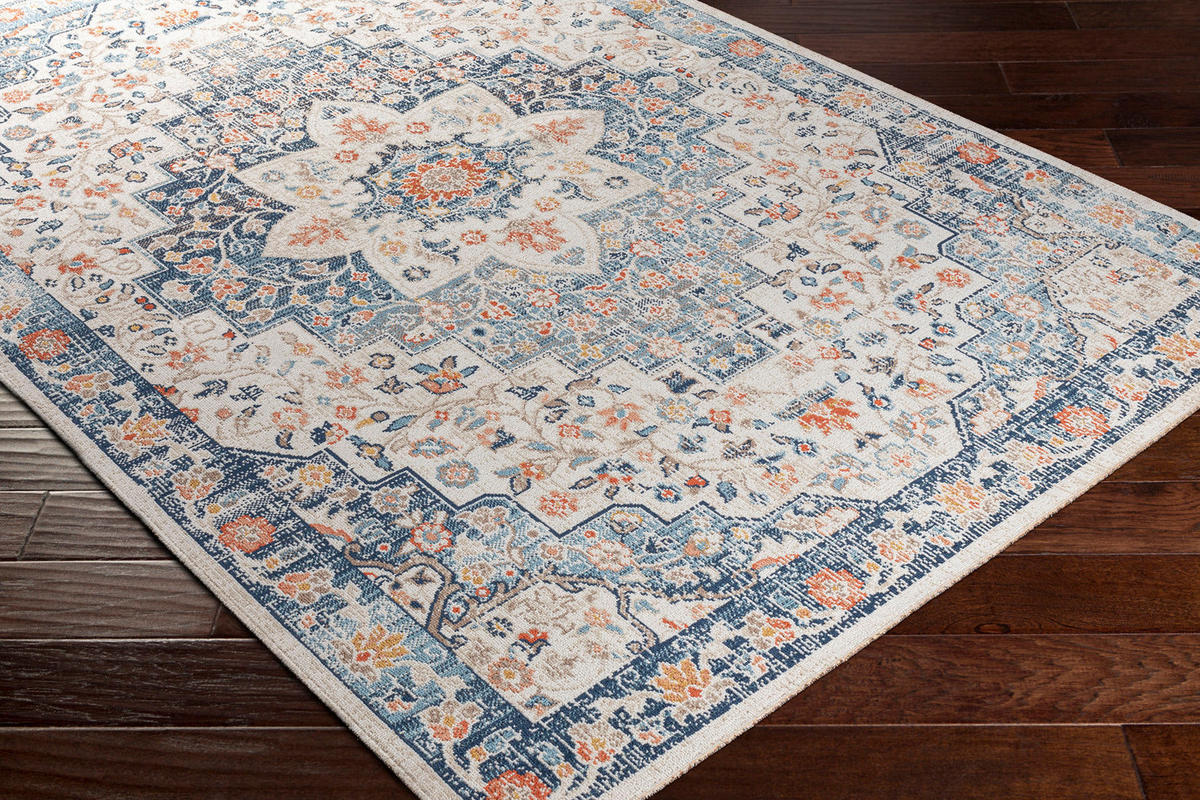 VINTAGE-TEPPICH 160/213 cm Blau - Blau, Kunststoff/Textil (160/213cm) - LIVABLISS