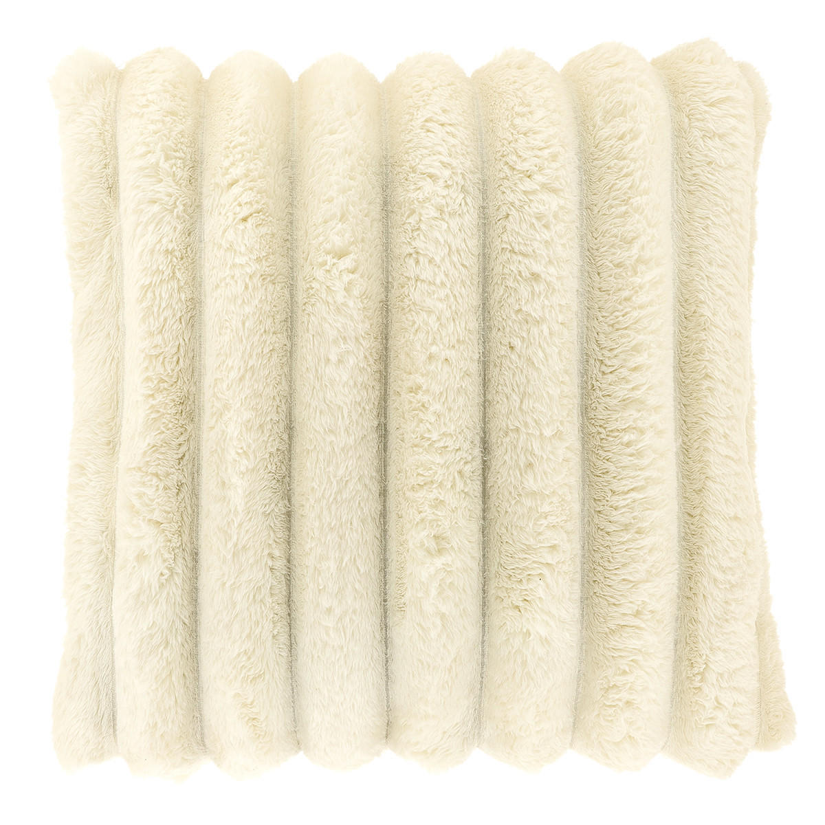 DEKOKISSEN Romee Weiß 50/50/8 cm - Weiß, Textil (50/50cm) - Unique Living