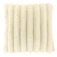 DEKOKISSEN Romee Weiß 50/50/8 cm - Weiß, Textil (50/50cm) - Unique Living