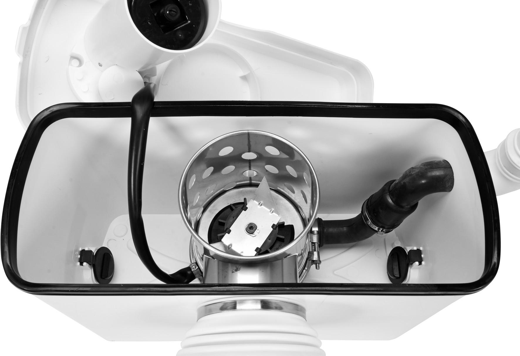 WC HEBEANLAGE Fäkalienpumpe, Dusche Waschbecken mit Zerkleinerer 600W - Weiß, Kunststoff (43/30/19cm) - TRIZERATOP