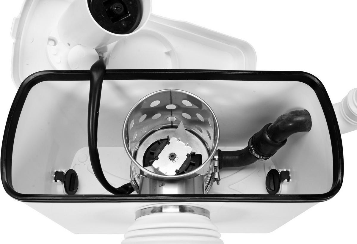 WC HEBEANLAGE Fäkalienpumpe, Dusche Waschbecken mit Zerkleinerer 600W - Weiß, Kunststoff (43/30/19cm) - TRIZERATOP