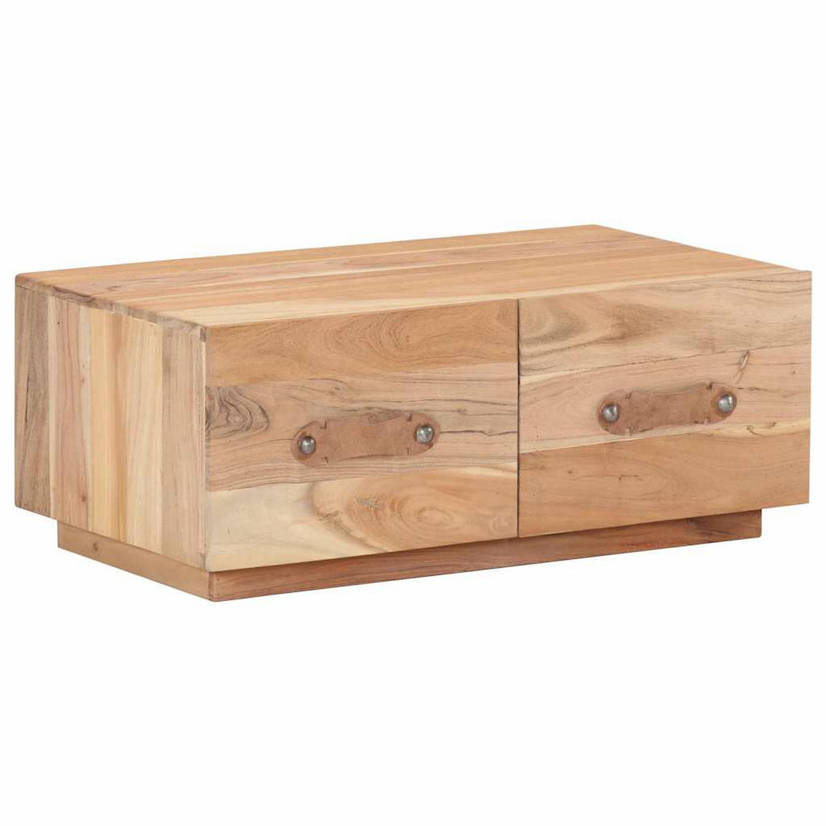 COUCHTISCH Massives Altholz, naturbelassen 90 x 50 x - Braun, Holz (50/90/35cm) - furnicato