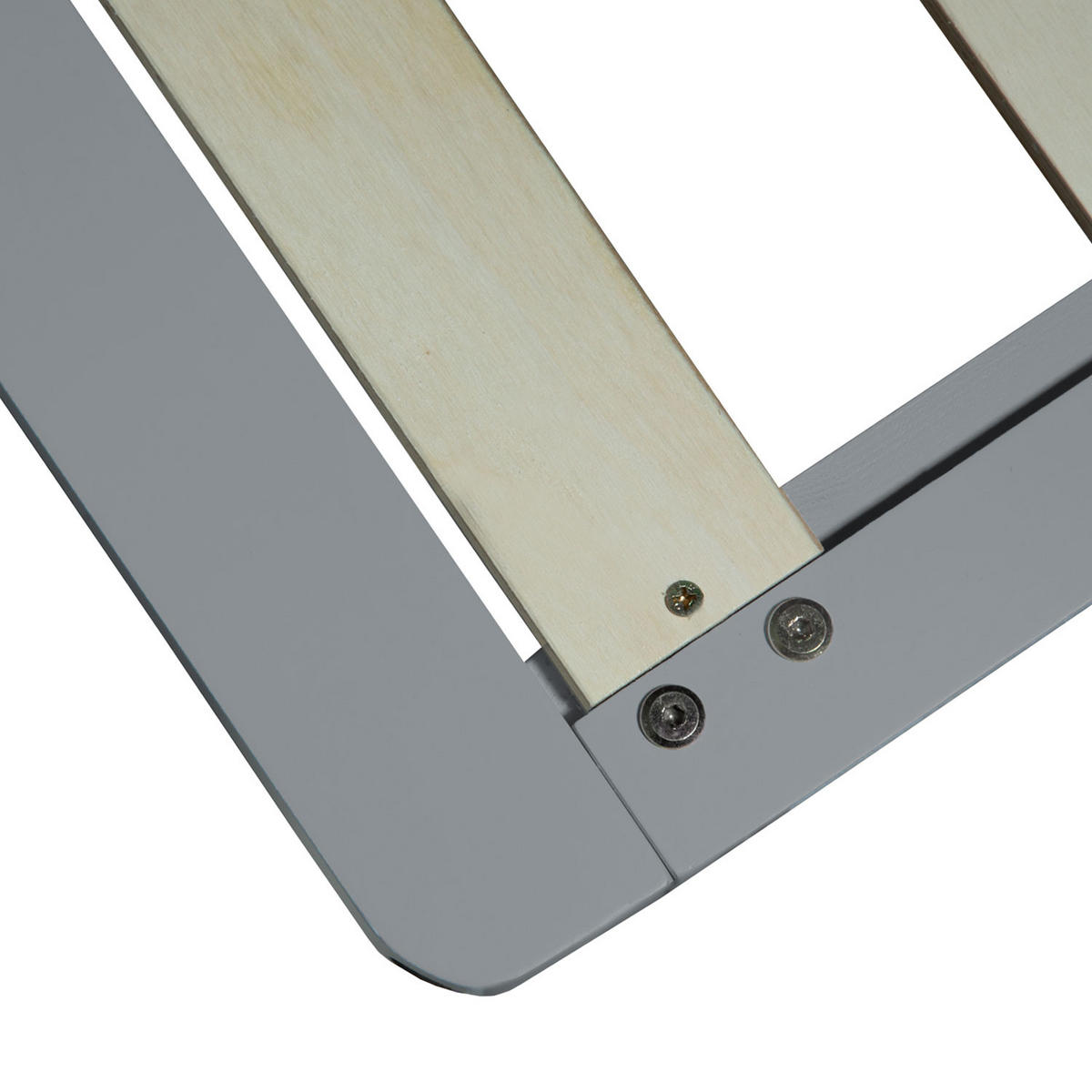 HOLZBETT Palettenbett 90/200 cm grau - Grau, Holz (90/200cm) - Homestyle4u