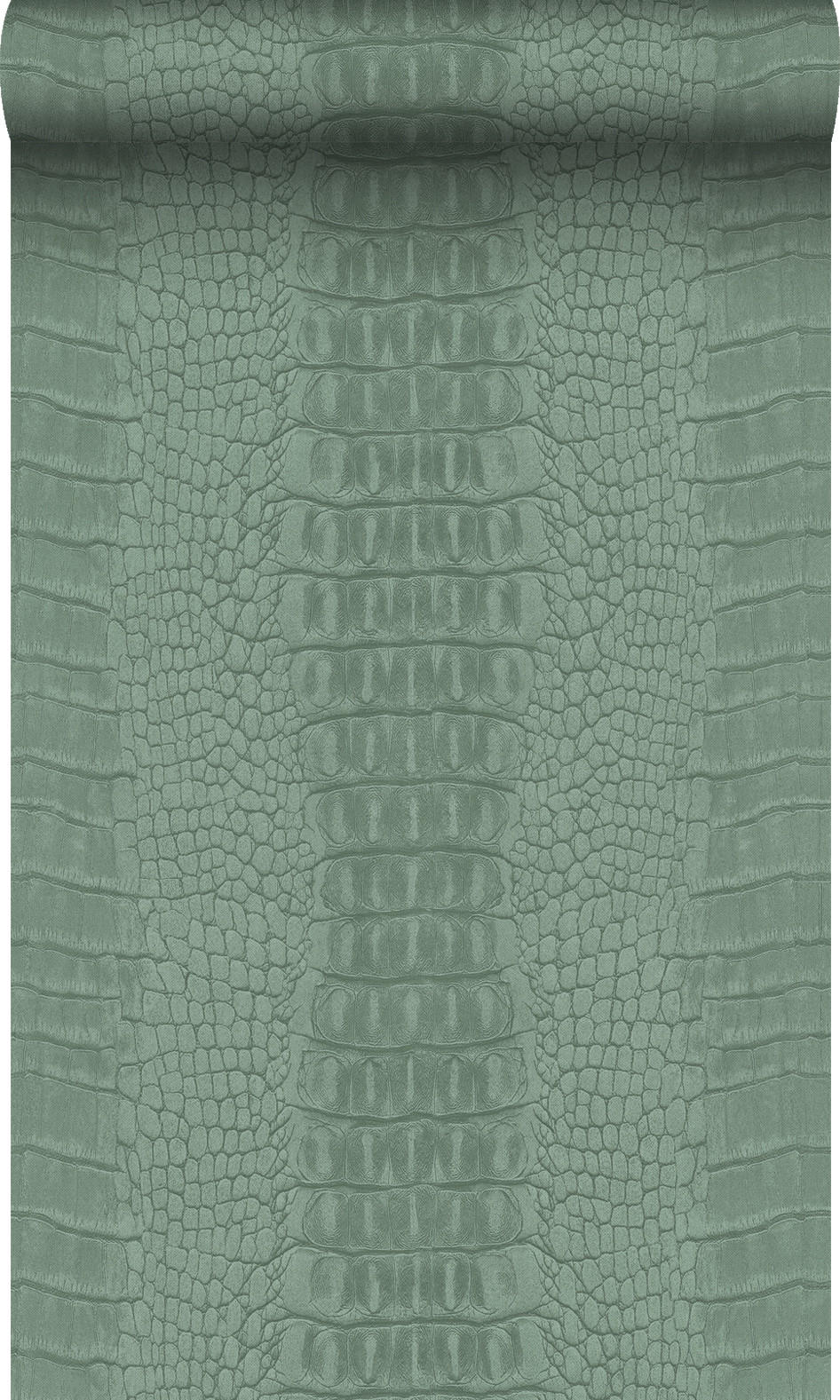 TAPETE Krokodil-Optik 53 cm x 10.05 m - Grün, Papier (53/1000cm) - Origin Wallcoverings