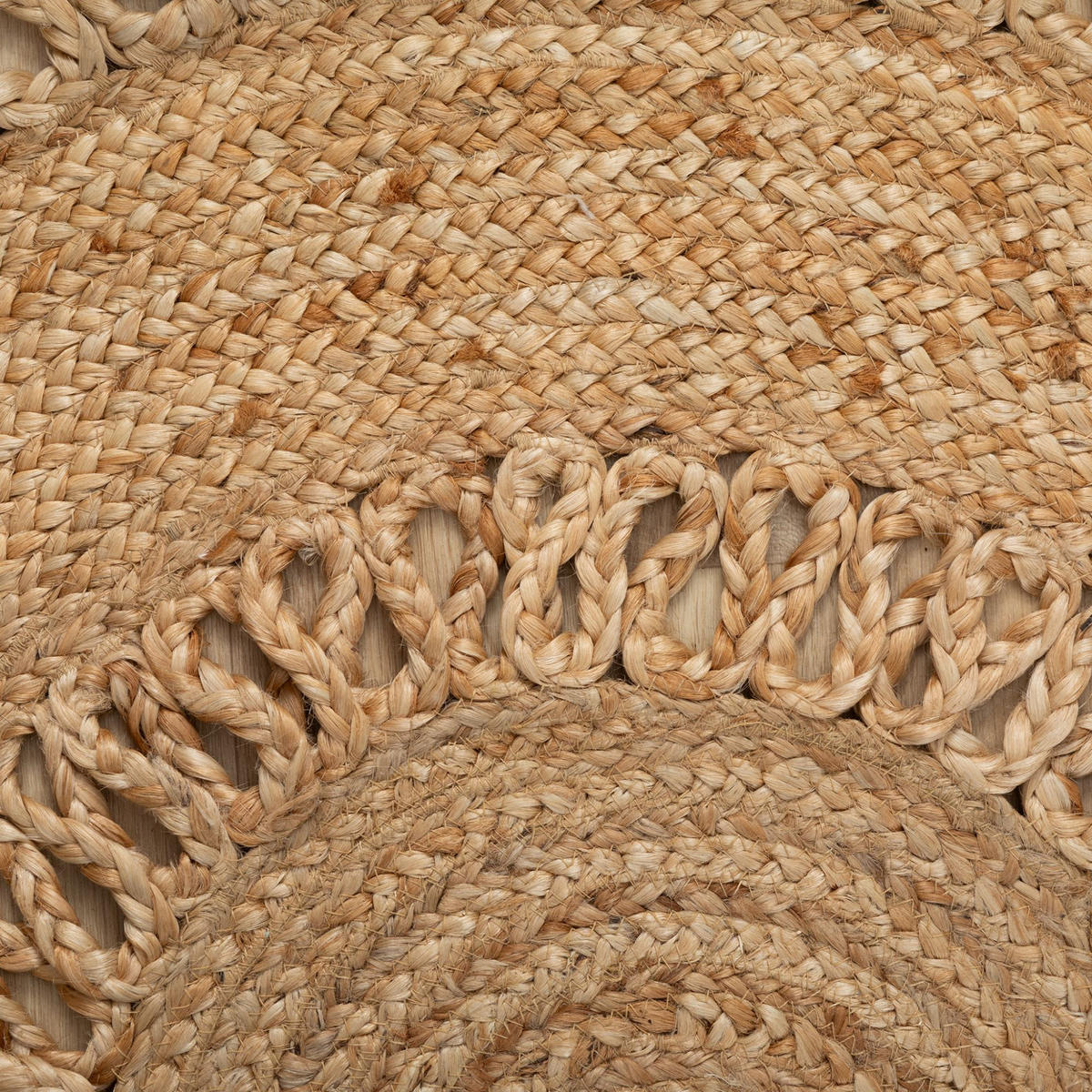 FLACHGEWEBETEPPICH 100/100 cm Goa Sun - Naturfarben, Naturmaterialien (100/100cm) - Steffensmeier