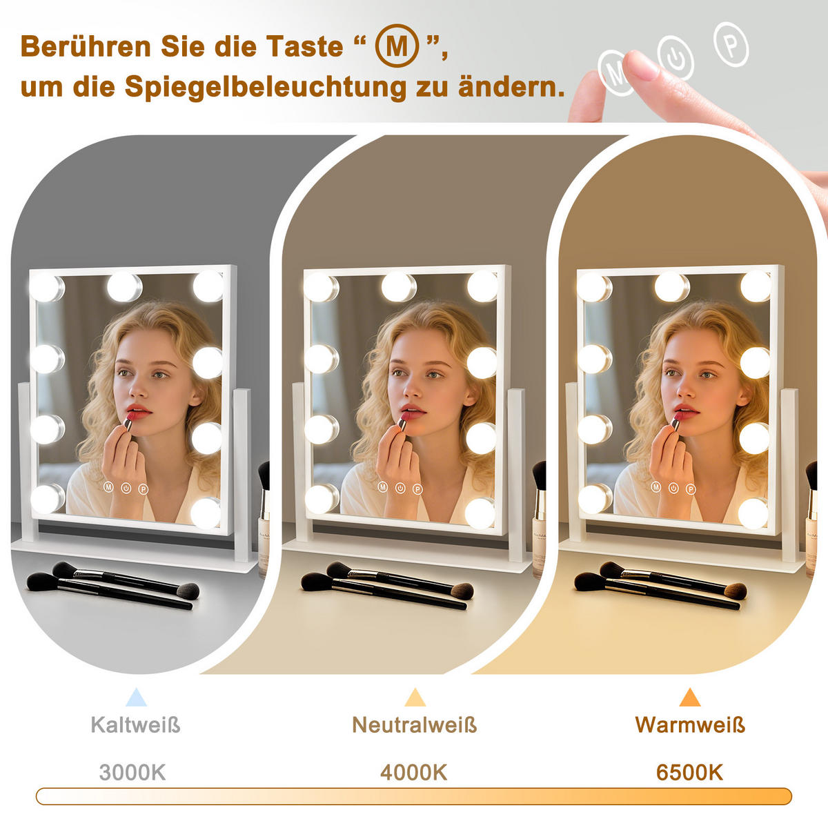 TISCHLEUCHTE Blinkig 33.5/8.0/30.5 cm - Weiß, Glas (33.5/8/30.5cm) - ZMH