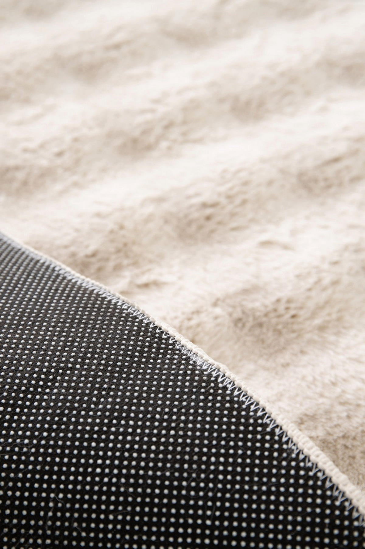 TEPPICH ultraweich mit Relief-Effekt Beige - Beige, Textil (80/150cm) - AFK Living