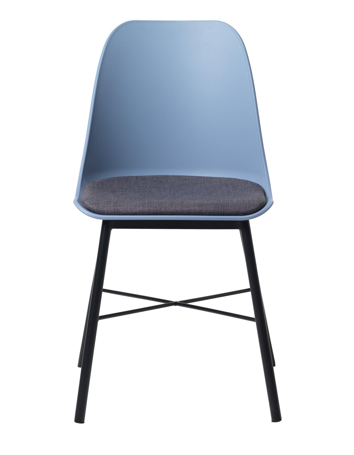 STUHL 2er-Set blau und grau - Blau, Holzwerkstoff (45/83/52cm) - ebuy24