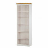 REGAL - Kiefer massiv - Weiß/Kieferfarben, Holz (74/223/37cm) - home24