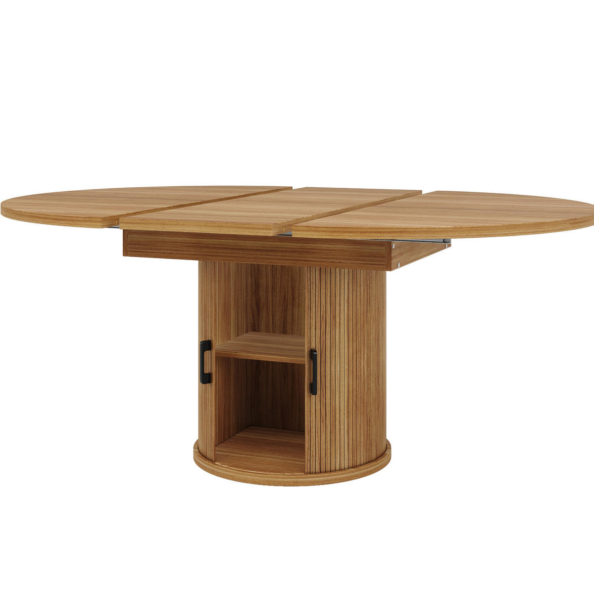 ESSTISCH 118/118/76,8 cm Walnuss aus MDF ausziehbar - Braun, Holzwerkstoff (118/118/76.8cm) - OKMYHOME