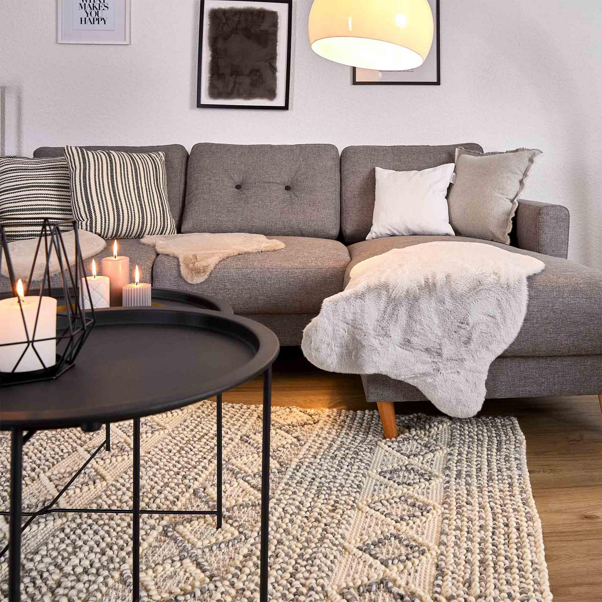 DEKOFELL ELDA - Silberfarben, Textil (40/60cm) - Astra