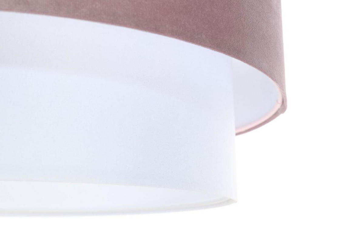 HÄNGELEUCHTE Rosa 60/20 cm - Pink/Weiß, Kunststoff (60/1/20cm) - ONZENO