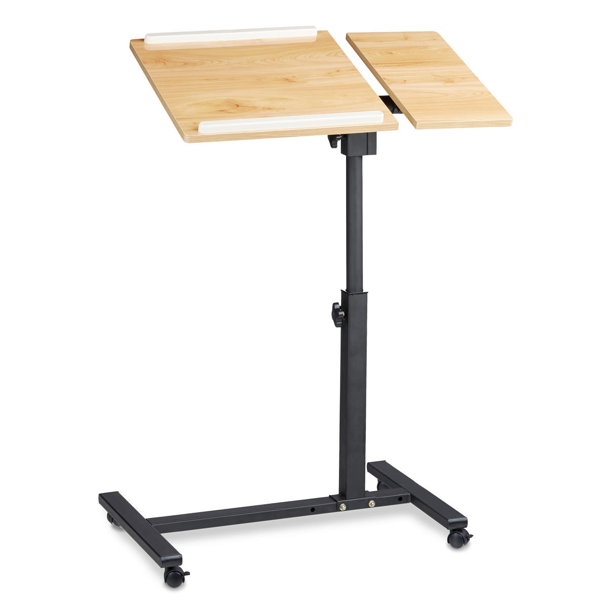 LAPTOPTISCH Gelb höhenverstellbar 60x40 cm - Multicolor, Holzwerkstoff/Metall (40/60/95cm) - Relaxdays