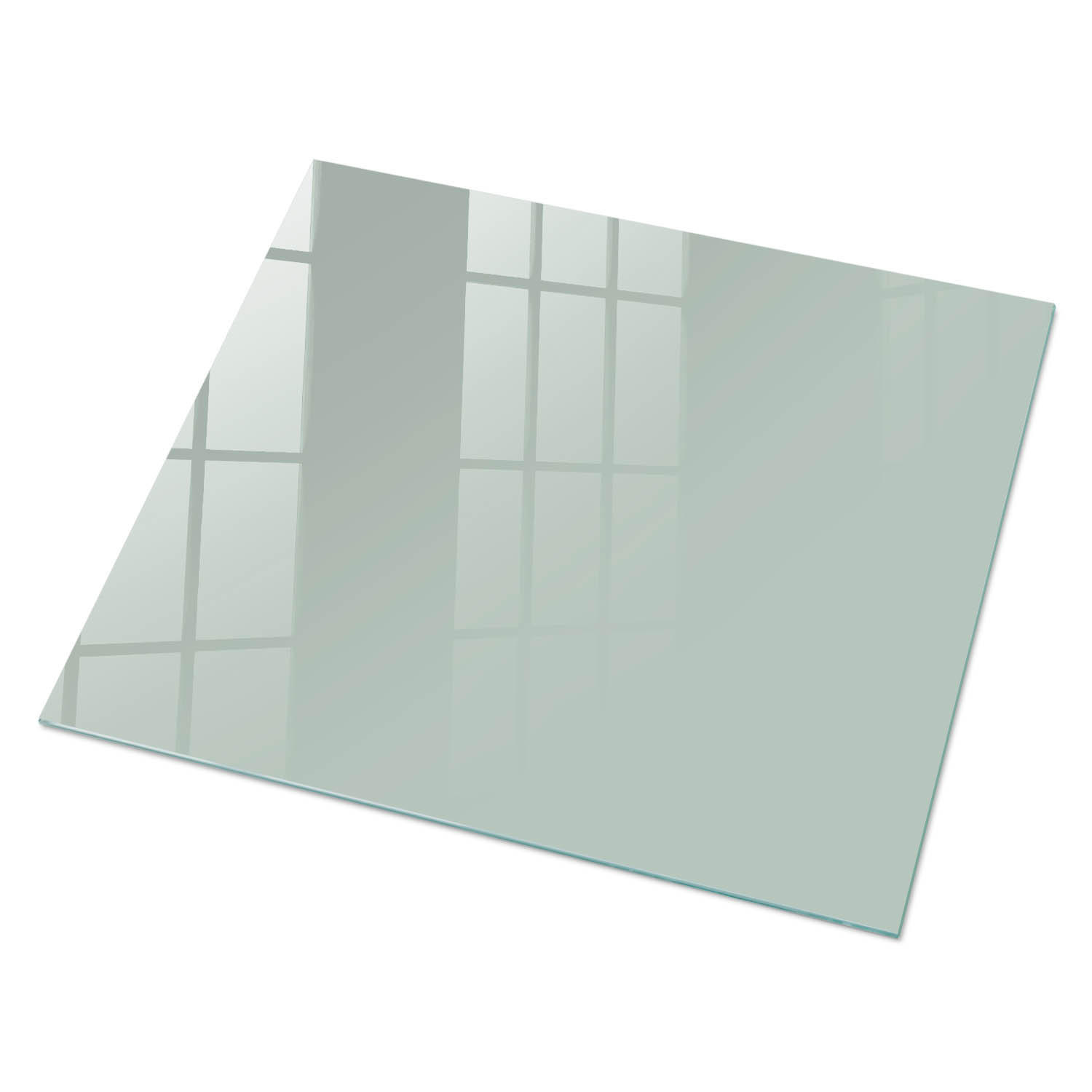GLASPLATTE 80x60 cm – Hellminz - Grau, Glas (0.4/80/60cm) - ArtPrintCave