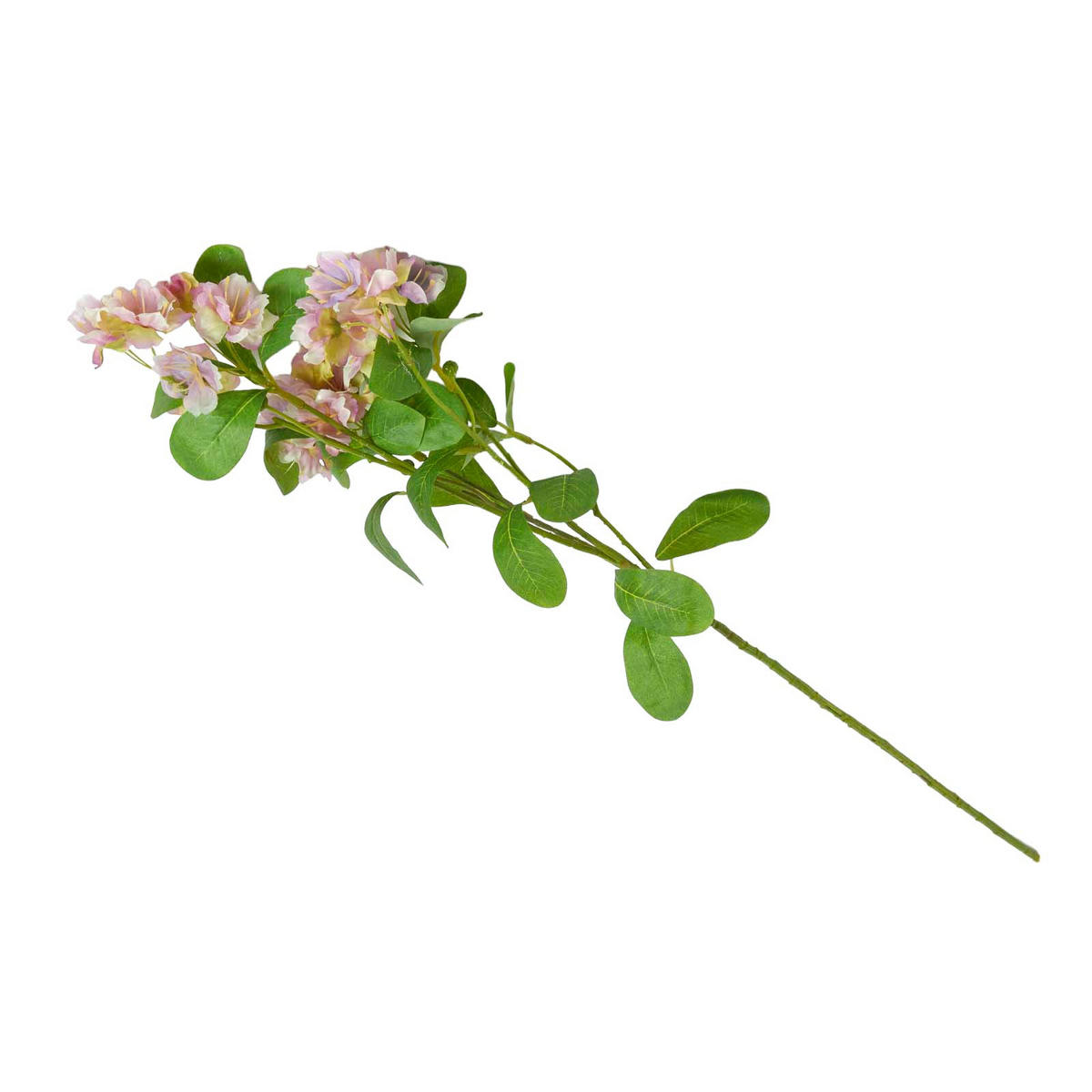 DEKOZWEIG mit Blüten rosa, 77 cm - Rosa, Kunststoff (77cm) - Homescapes