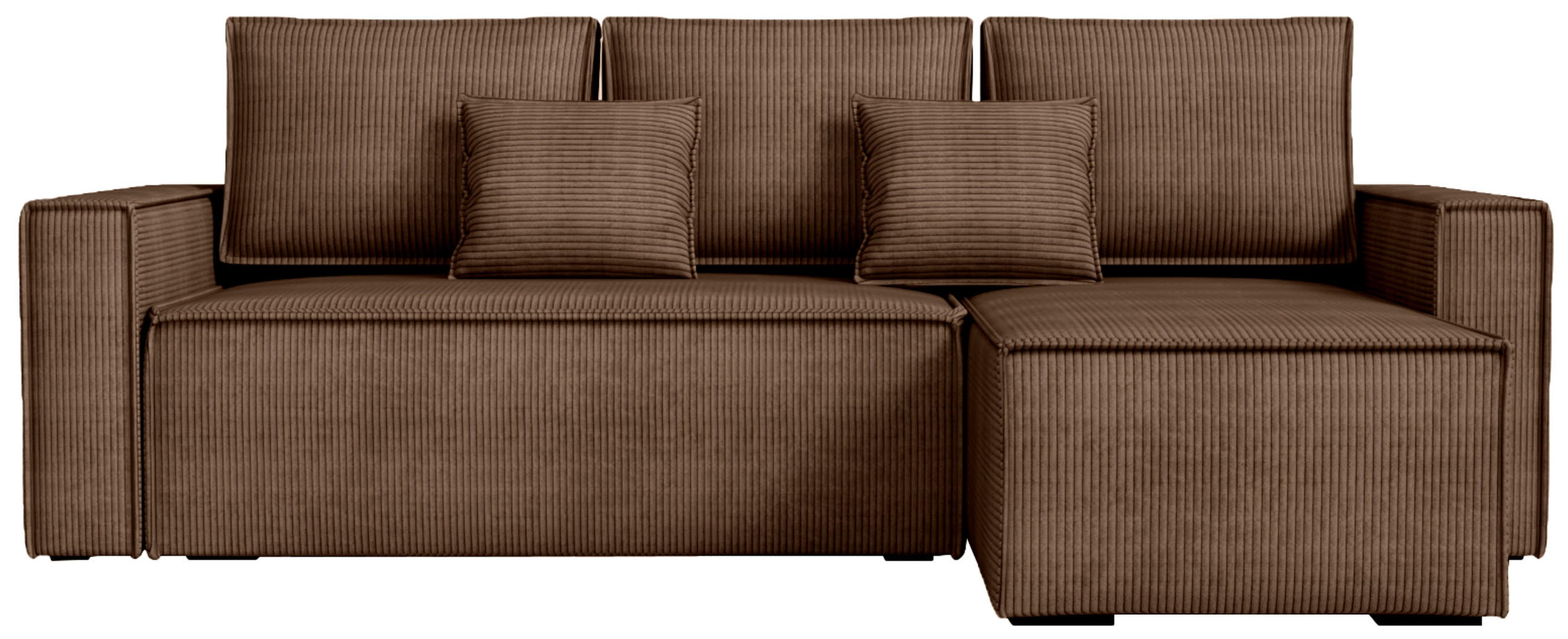Bromarkt Ecksofa Braun 238x141 cm
