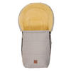 LAMMFELL-BABYSCHALENFUSSSACK Emma, denim light grey - Hellgrau, Fell (37/7/80cm) - Kaiserbaby