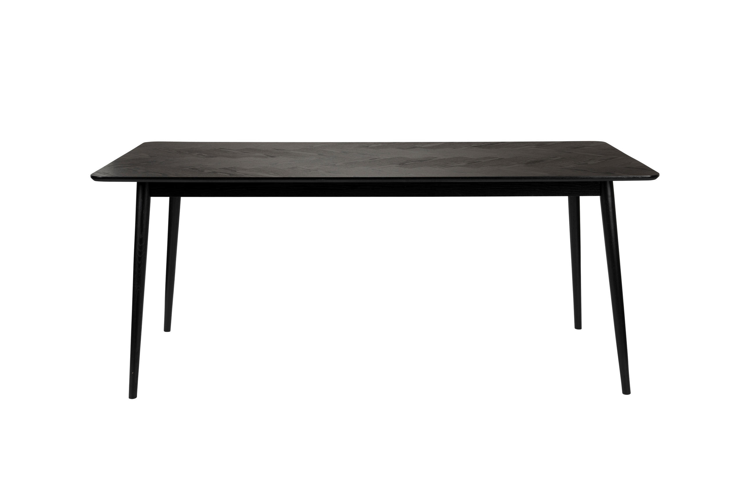 ESSTISCH Fabio - Schwarz - 80/160/75 cm - Schwarz, Holz (80/160/75cm)