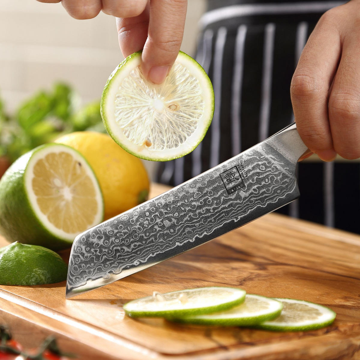 ALLZWECKMESSER 12,5 cm - Ahornfarben, Holz/Metall (23cm) - Zayiko