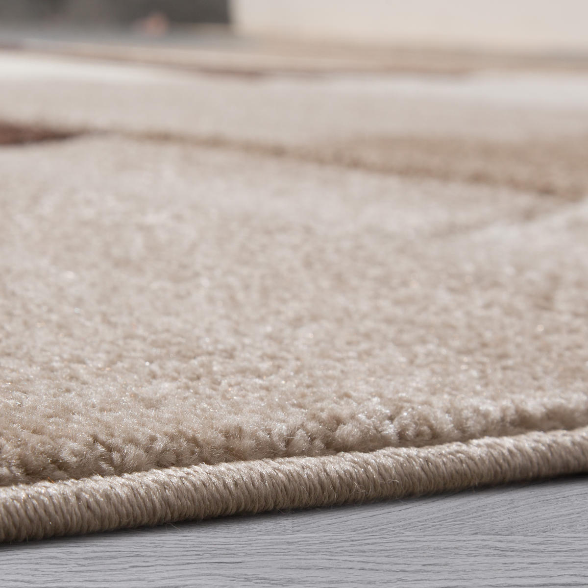 KURZFLORTEPPICH 200/290 cm Diamond 665 - Braun, Textil (200/290cm) - Paco Home