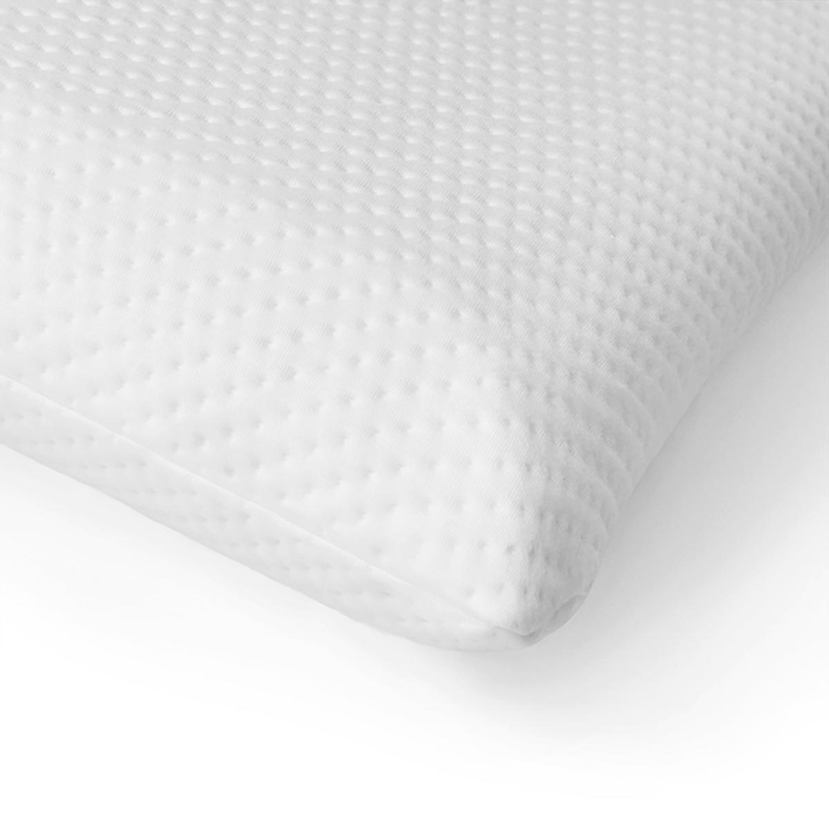 MEMORY FOAM KOPFKISSEN ergonomisch 40x80 cm – Visco Nackenstützkissen mit atmungsaktivem Mikrofaserbezug, anpassungsfähig & waschbar - Weiß, Textil (40/80cm) - Mister Sandman