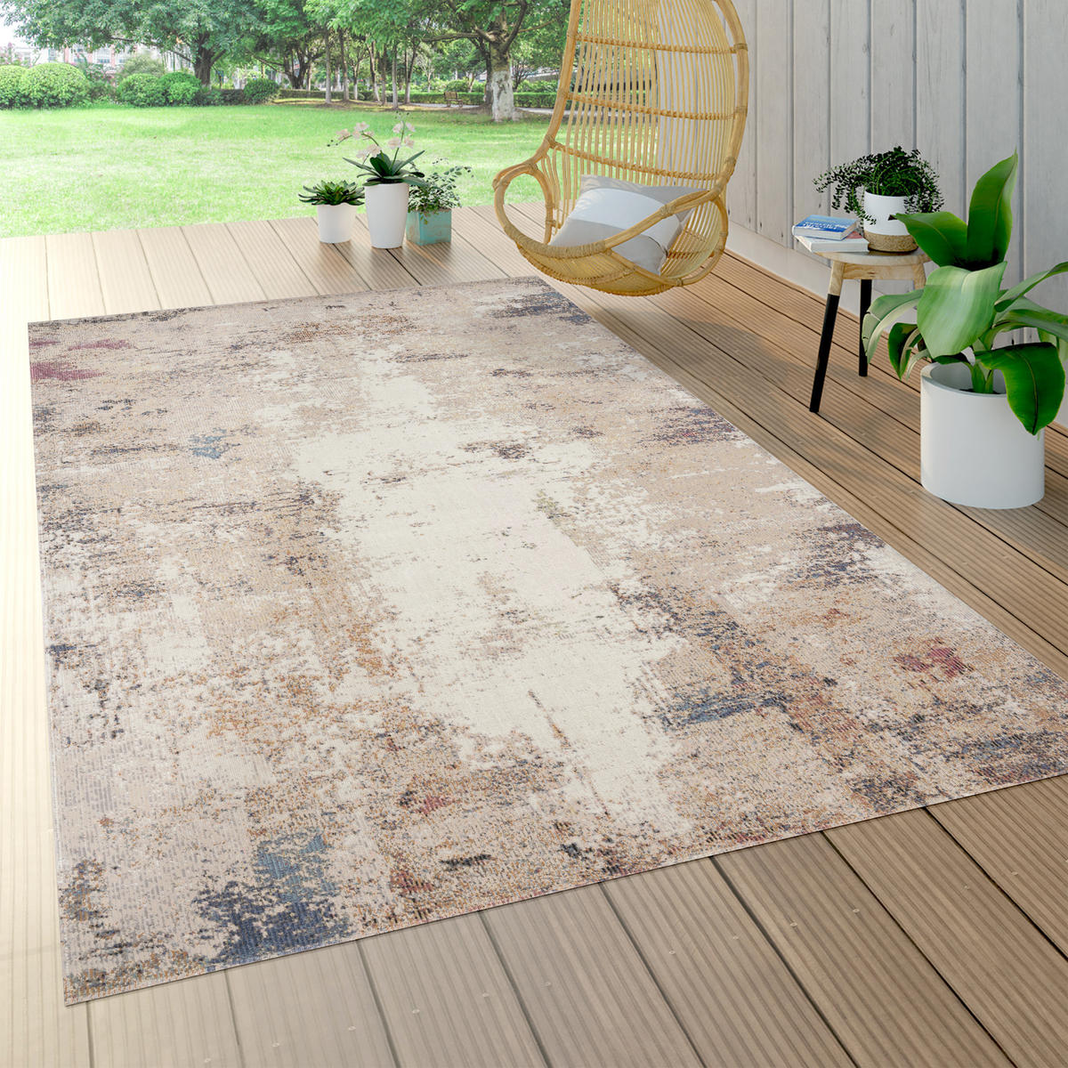 OUTDOORTEPPICH 60/100 cm Torres 278 - Multicolor, Textil (60/100cm) - Paco Home