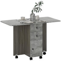 ESSTISCH Grau 1 Stück - Grau, Kunststoff (120/60/76.5cm) - GiPP