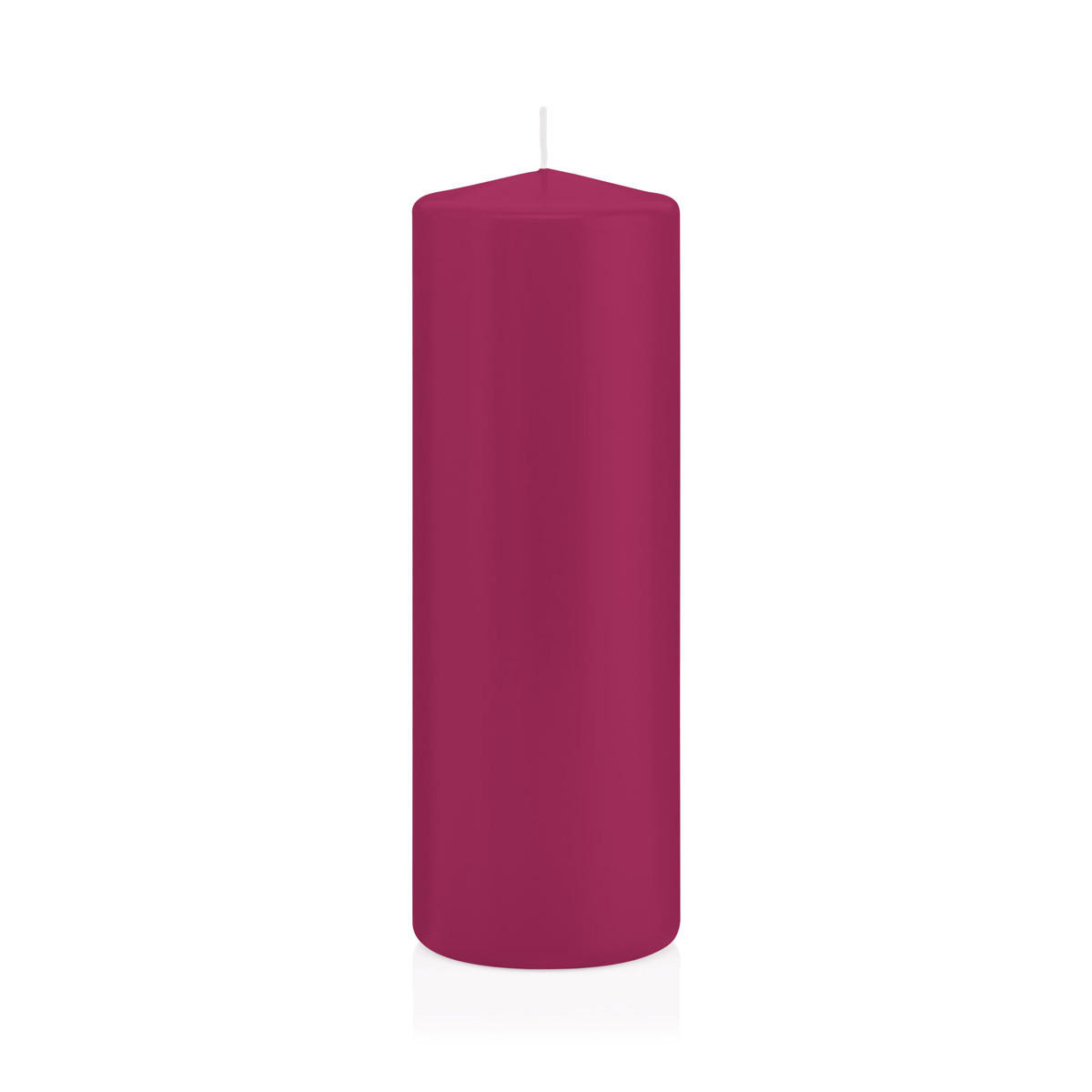 STUMPENKERZEN Cardinal Ø 68 x 200 mm, 12 Stück - Lila, Paraffin (7/20cm) - Wiedemann Kerzen