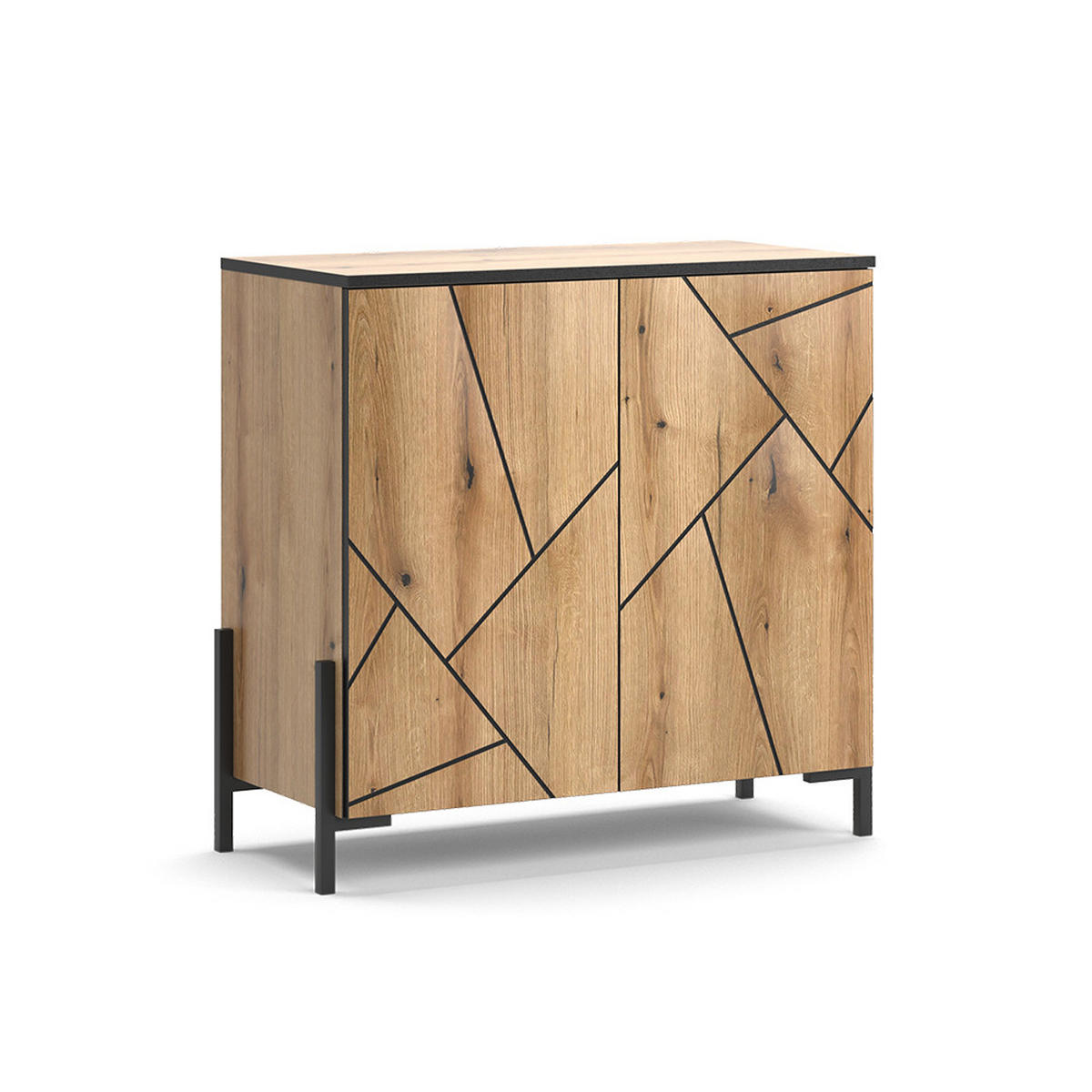 KOMMODE Hatto Eiche 84 x 80.1 cm - Eichefarben, Holzwerkstoff (84/80.1/39.7cm) - Vicco