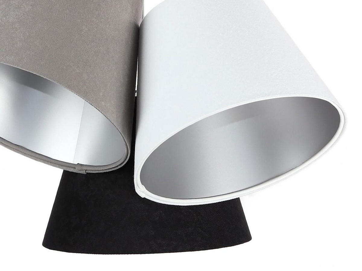 HÄNGELEUCHTE Silber 26/19 cm - Silberfarben, Kunststoff (26/0.8/19cm) - ONZENO