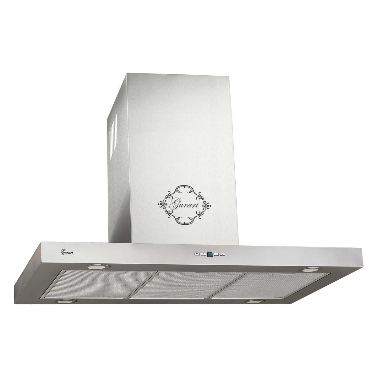 DUNSTABZUGSHAUBE GCH I 431 90 IS Prime N 90 cm Edelstahl - Silberfarben, Metall (90/120/59.2cm) - Gurari