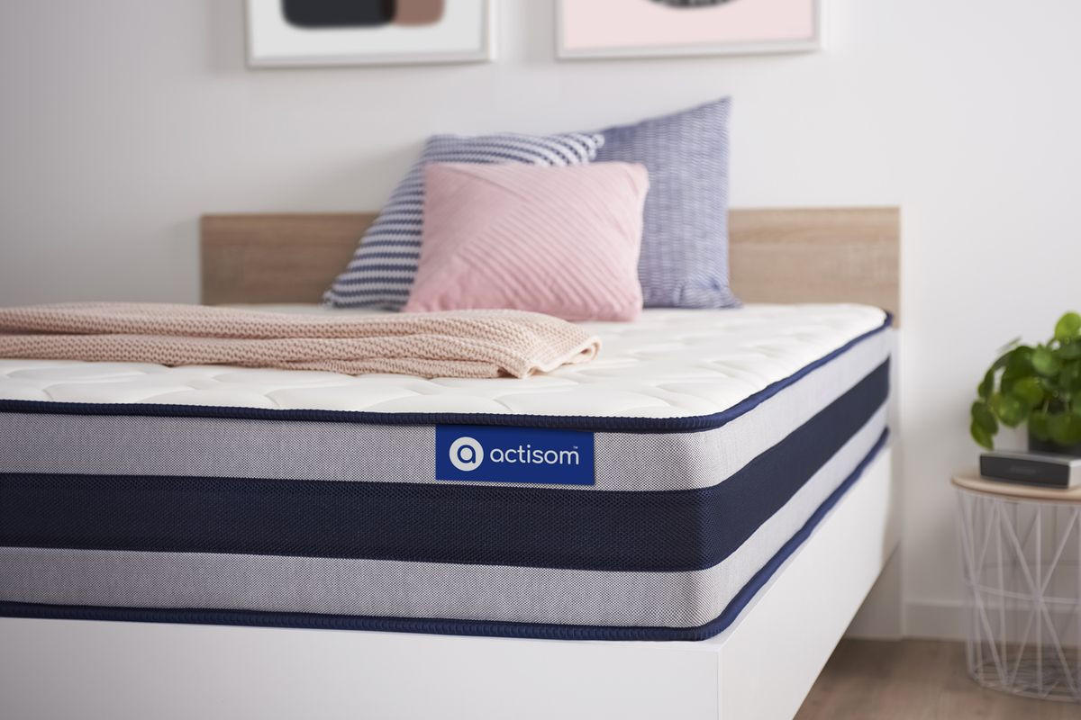 MATRATZE Actilatex ergo Latex und Memory-Schaum 120 x 190 cm h3 - Weiß, Textil (120/190cm) - ACTISOM