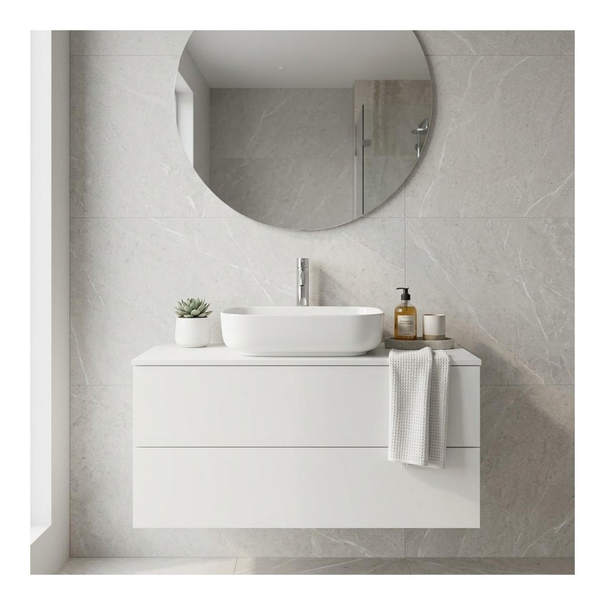 WASCHTISCHUNTERSCHRANK Color 2S 80 Weiß - Weiß, Holzwerkstoff (80/50/45cm) - mzm24