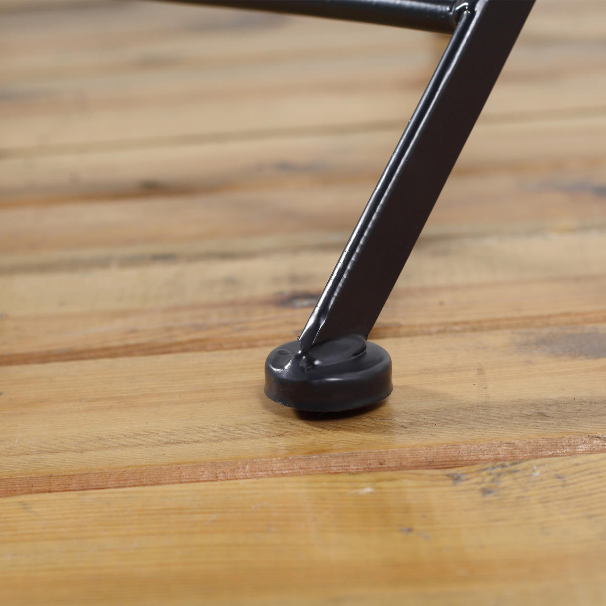 BALKONSET aus Metall 60x60x70 cm grau mit Klappstühlen - Grau, Metall - Modfu