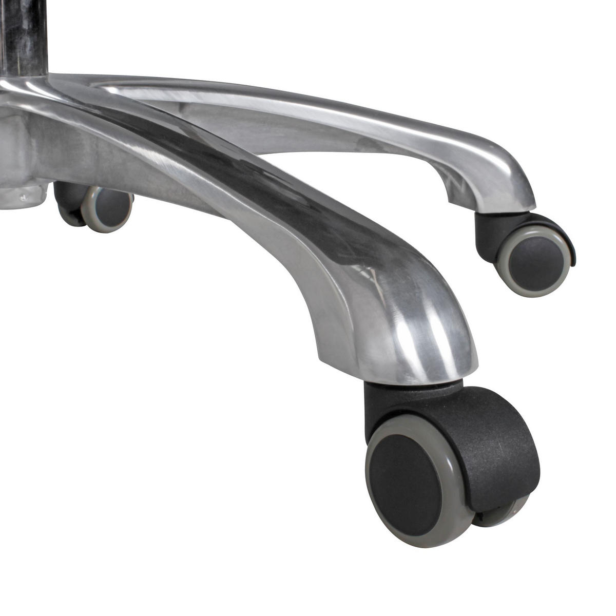 CHEFSESSEL XXL Kunstleder ergonomisch höhenverstellbar bis 150 kg VENGA, Schwarz 61x60x126 cm - Silberfarben/Schwarz, Kunststoff/Textil (61/126/60cm) - KADIMA DESIGN