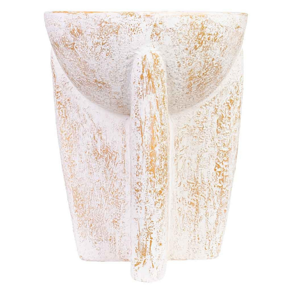 BEISTELLTISCH aus magnesium 38x38x46cm - Weiß, Stein (46/38/38cm) - Wanderlust