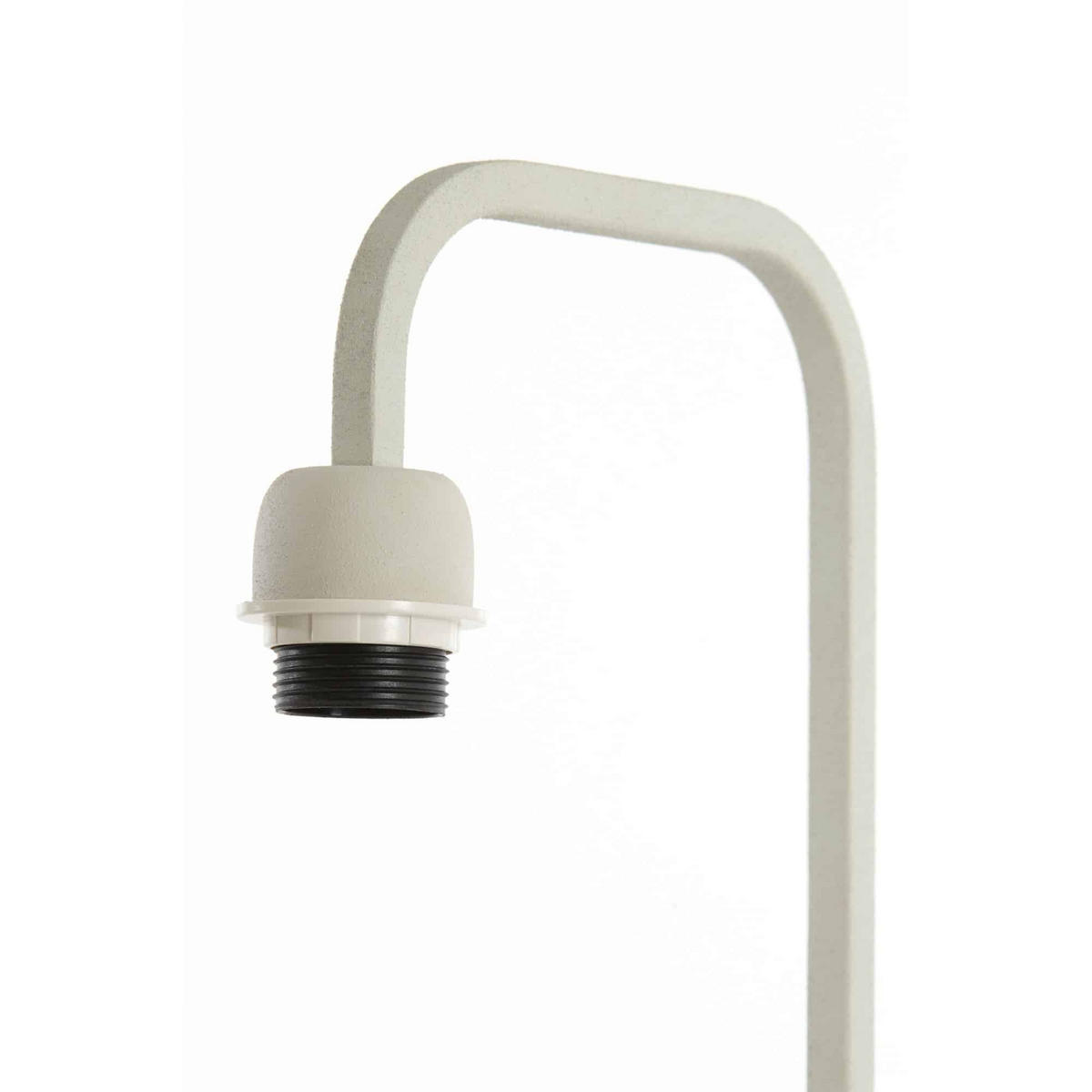 LAMPENFUSS Mareno Weiß 26.5/20/60 cm - Weiß, Metall (26.5/20/60cm) - Light & Living