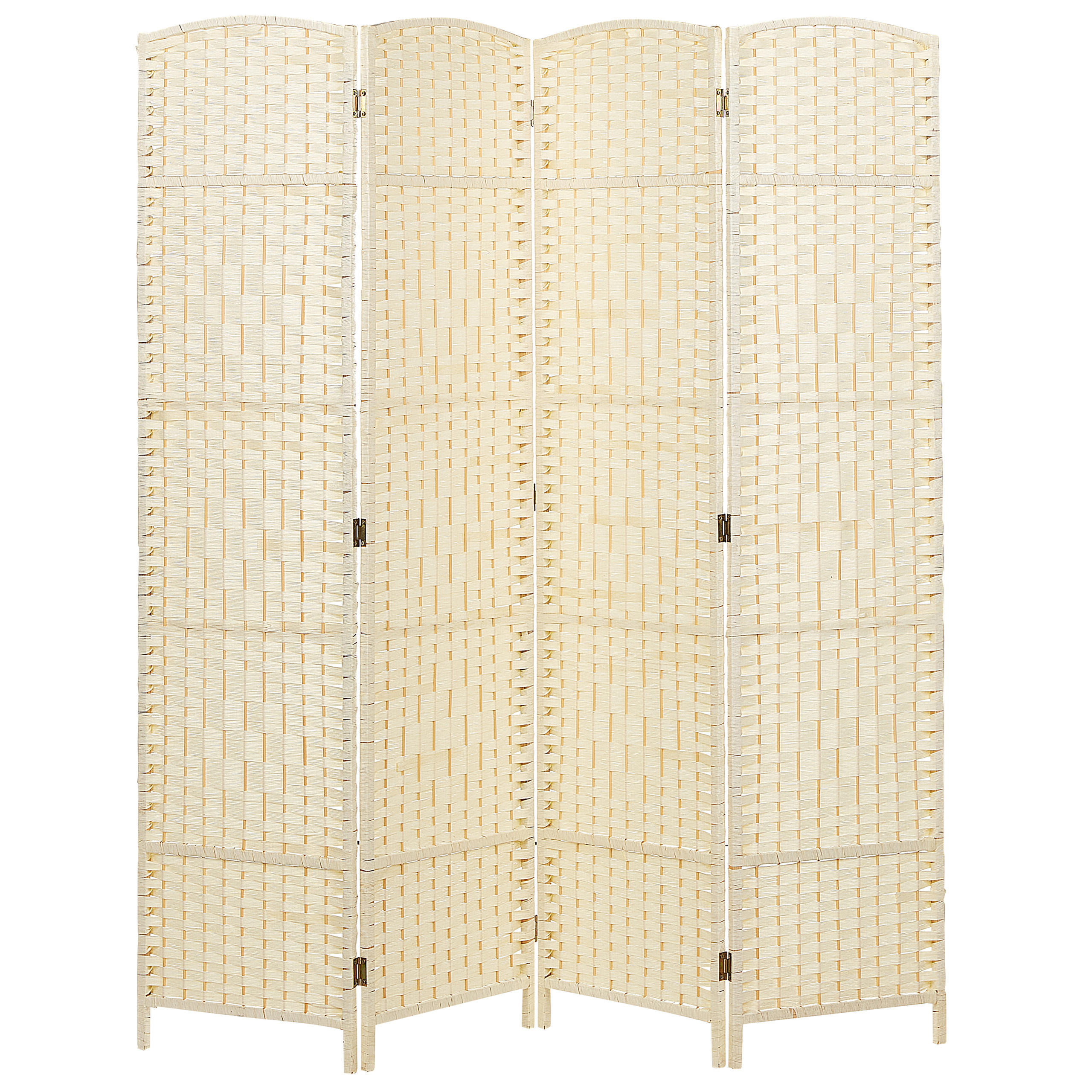Beliani DĚLICÍ PANEL 4-dílná Světle béžový 163/170 cm Lappago