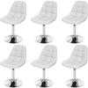 ESSZIMMERSTUHL Weiß 6er-Set - Weiß, Textil (47/84/50cm) - MCW