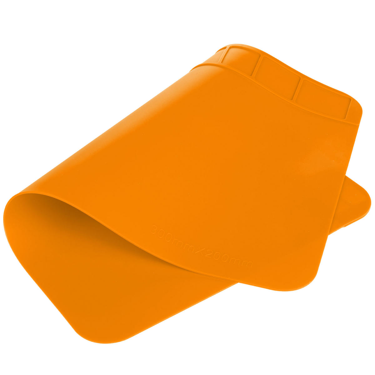 LÖTMATTE Universal - 300/200 mm, Silikon, hitzebeständig bis 500°C, ESD, Antirutsch, Organizer - Multicolor, Kunststoff/Metall (10/10/10cm)