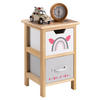 KOMMODE ESTA - Naturfarben/Grau, Holzwerkstoff (25/42/25cm) - CARO-Möbel