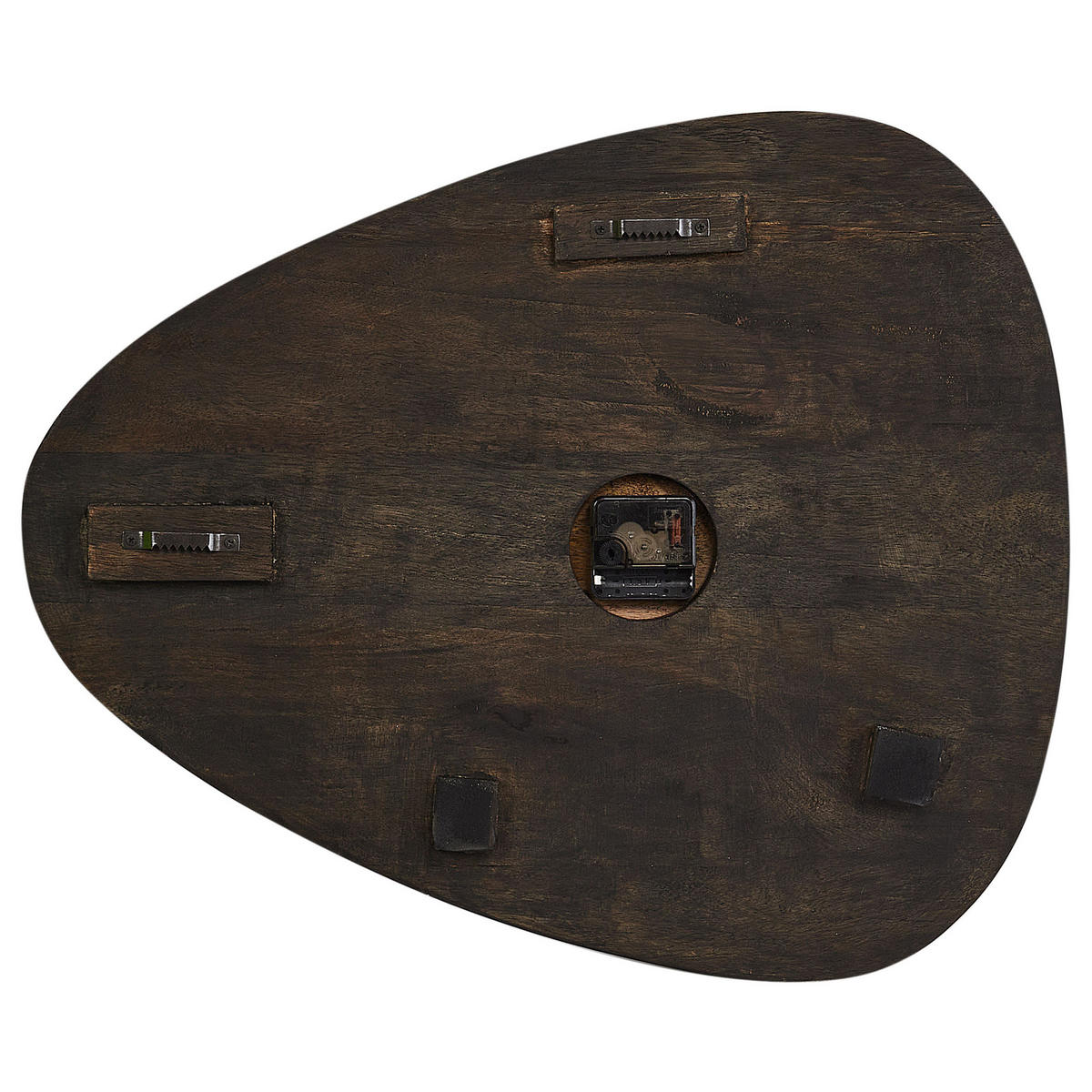 WANDUHR Mango Holz schwarz Loktak - Schwarz, Holz (56/47/1.5cm) - Beliani