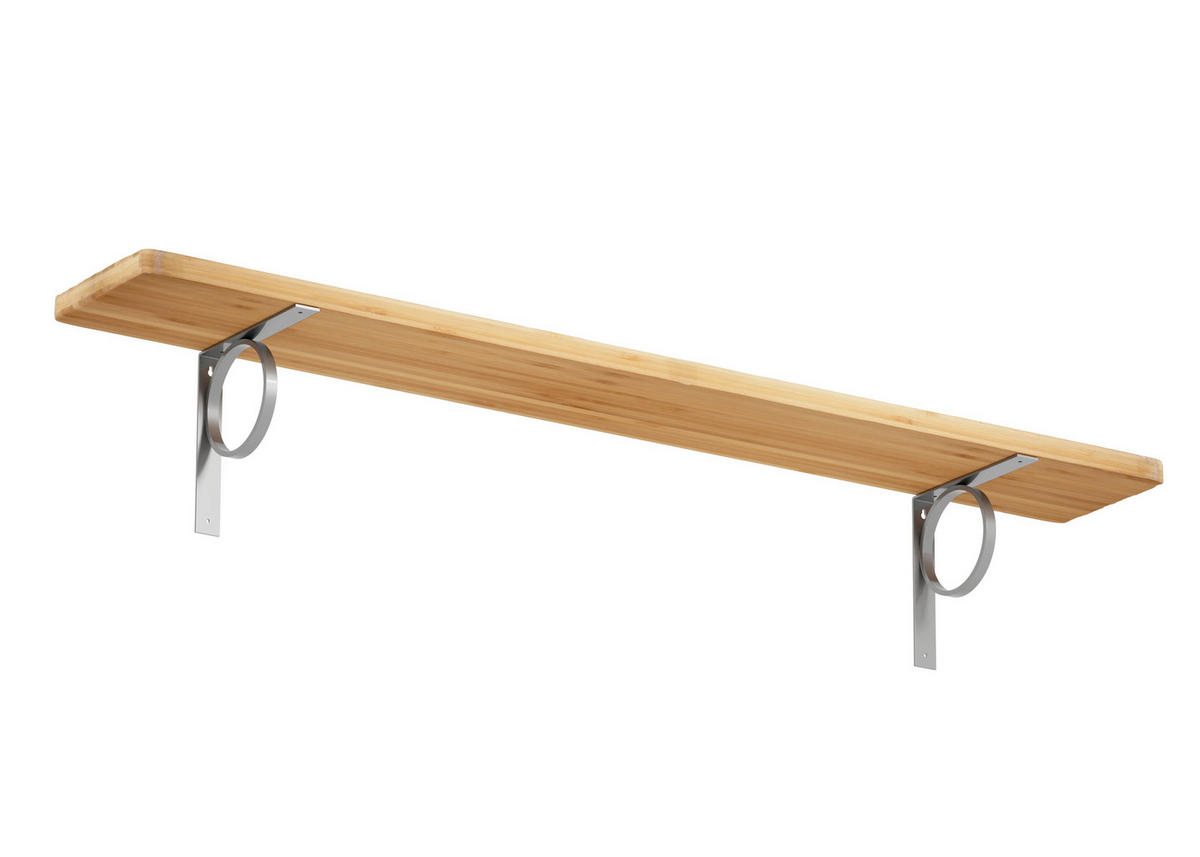 REGALTRÄGER als 2er Set Tom, Stahl in verschiedenen Trendfarben - Grau, Metall (3/20.5/20.5cm) - Alberts